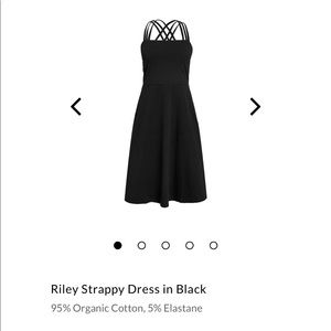 🖤Cross back black dress 🖤